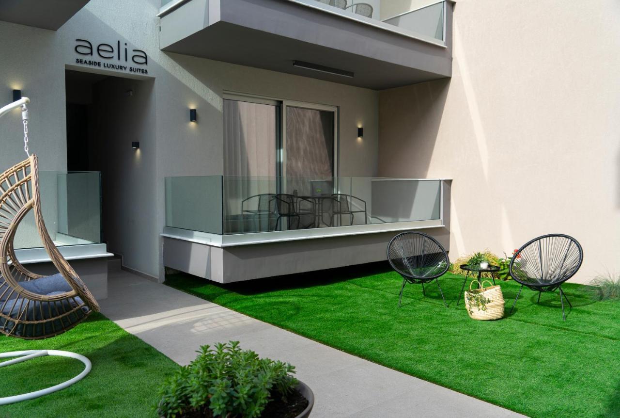 Aelia Seaside Luxury Suites Nea Karvali Exterior foto
